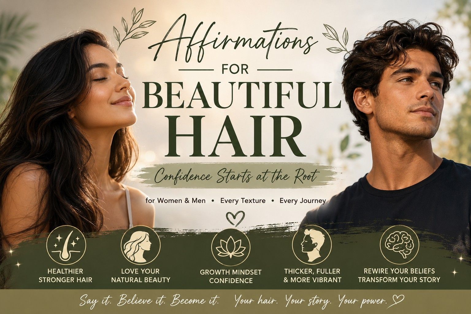 80 Affirmations for Beautiful, Long & Healthy Hair