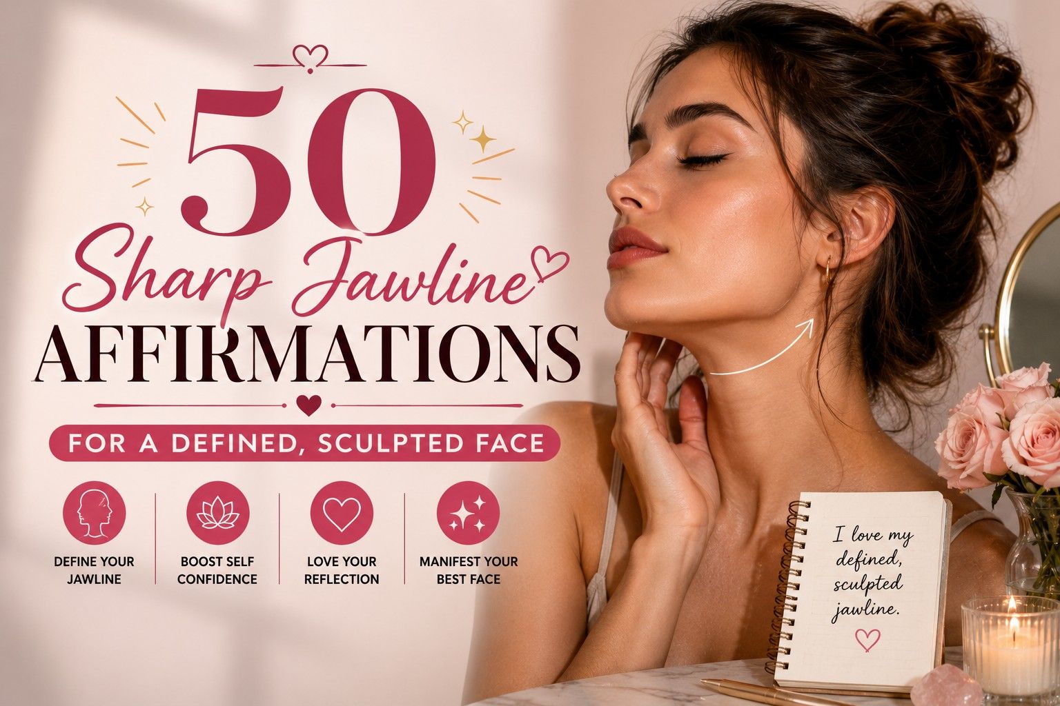 50 Sharp Jawline Affirmations for a Defined, Sculpted Face