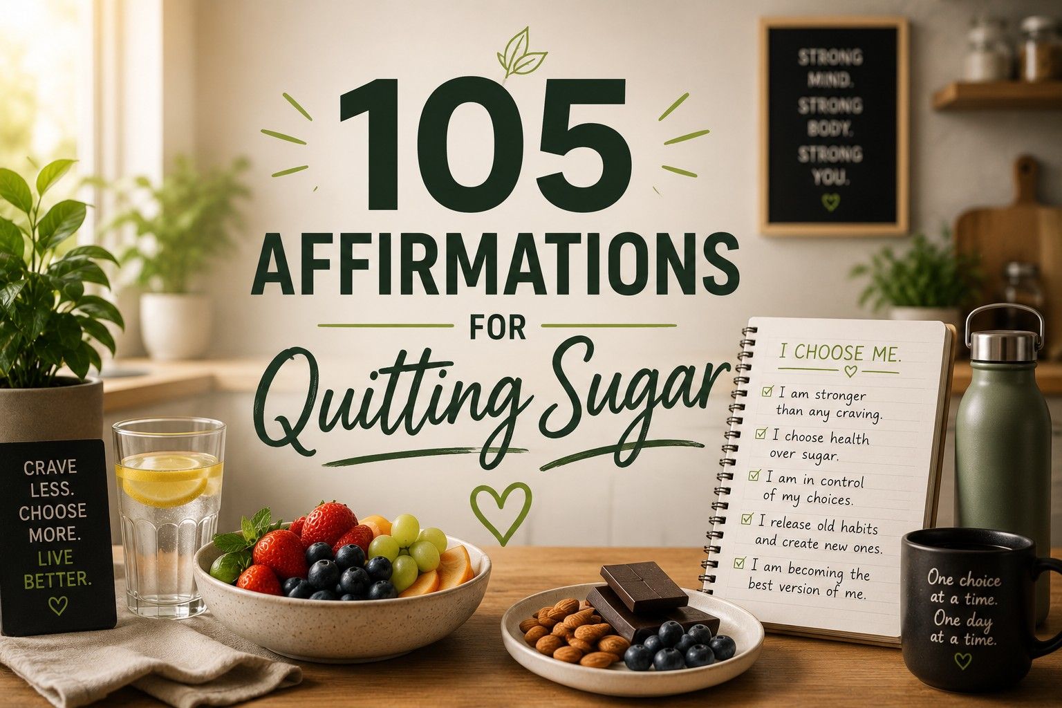 100+ Affirmations for Quitting Sugar (That Actually Help)