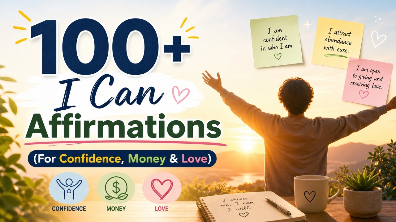 100+ I Can Affirmations (For Confidence, Money & Love)