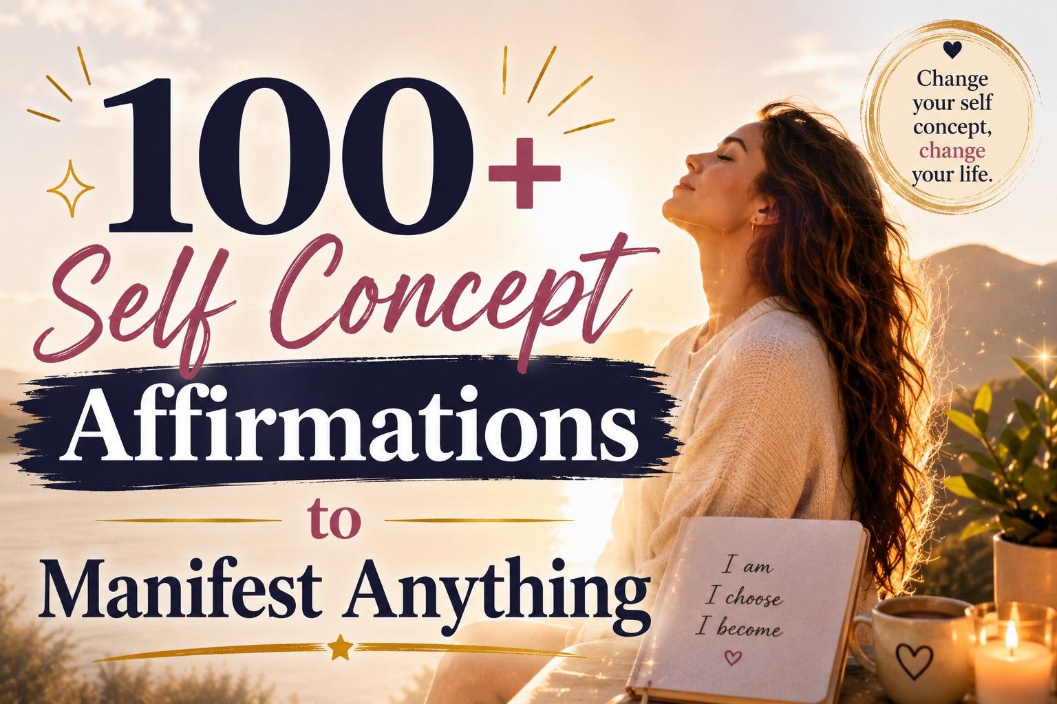 100+ Self Concept Affirmations to Manifest Anything