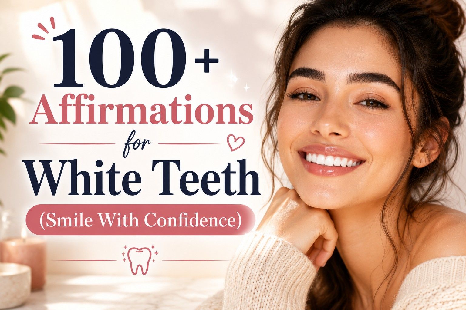 100+ Affirmations for White Teeth (Smile With Confidence)