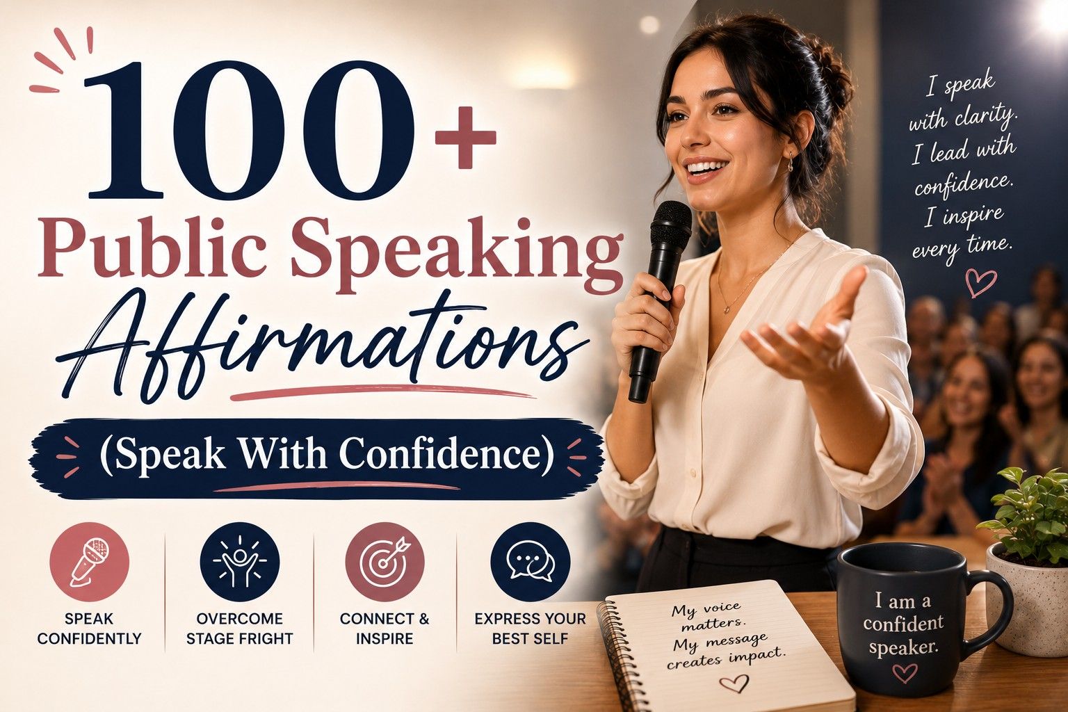 100+ Public Speaking Affirmations (Speak With Confidence)