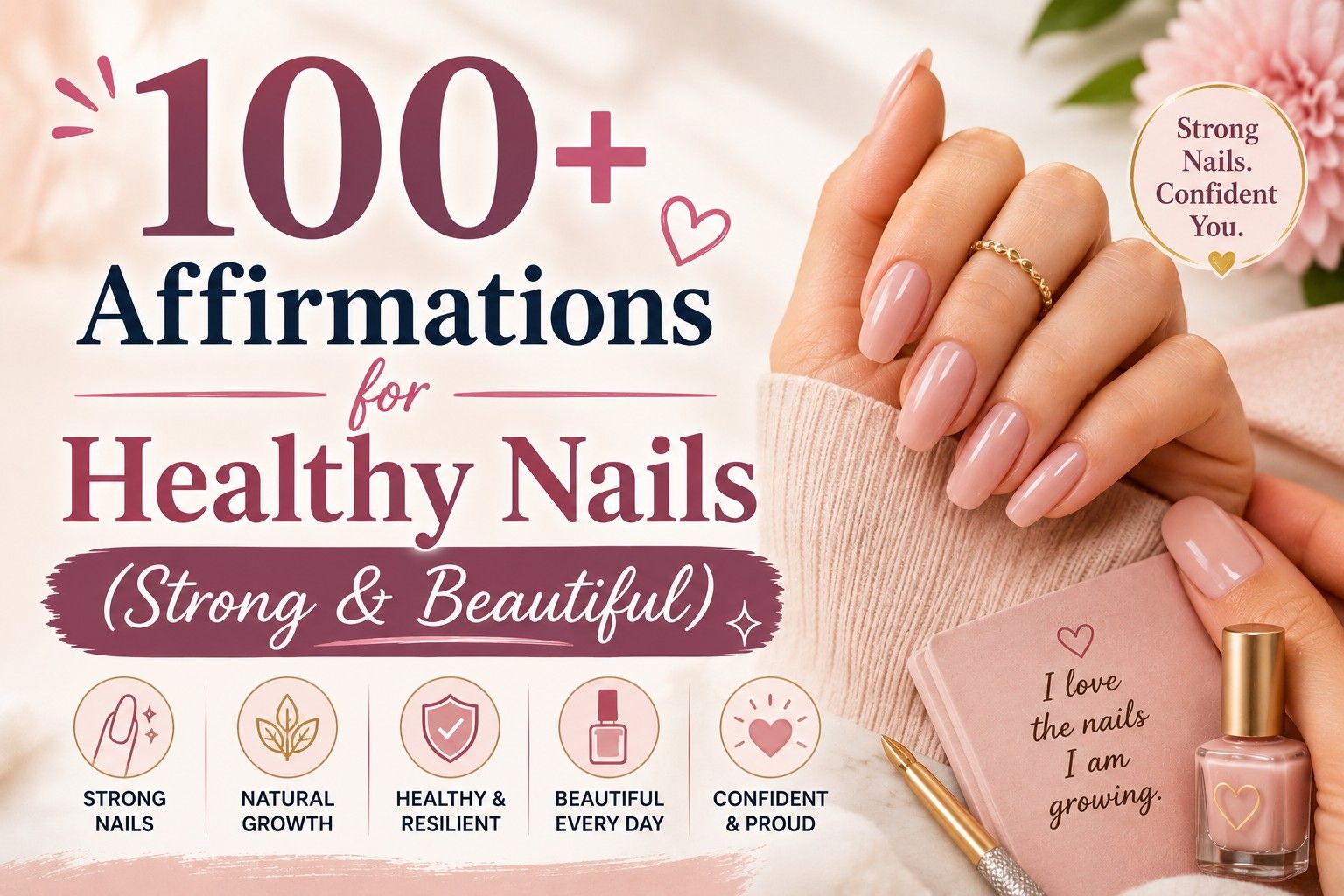 100+ Affirmations for Healthy Nails (Strong & Beautiful)
