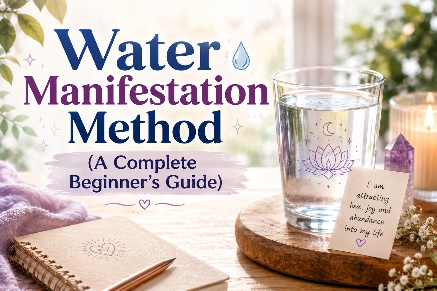 Water Manifestation Method (A Complete Beginner's Guide)
