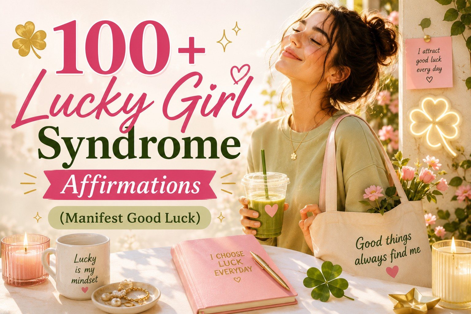 100+ Lucky Girl Syndrome Affirmations (Manifest Good Luck)
