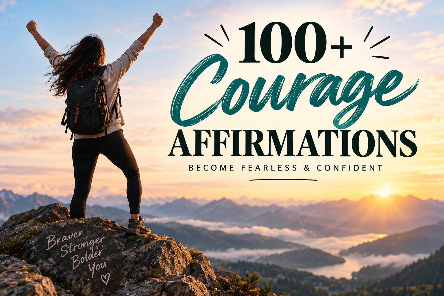 100+ Courage Affirmations (Become Fearless & Confident)