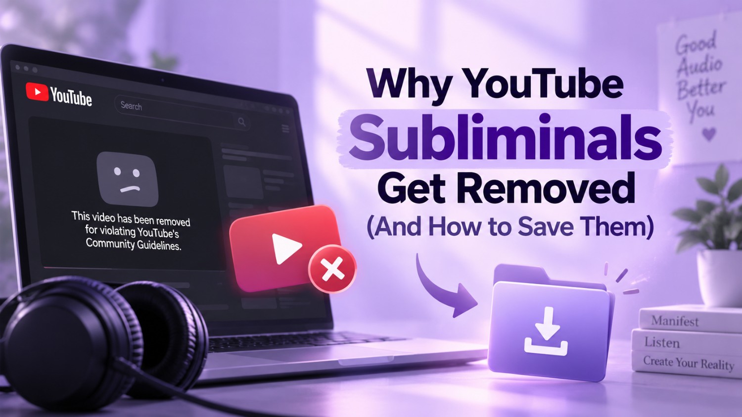 Why YouTube Subliminals Get Removed (And How to Save Them)